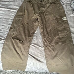 YoungLA Men's Khaki Cargo Pants